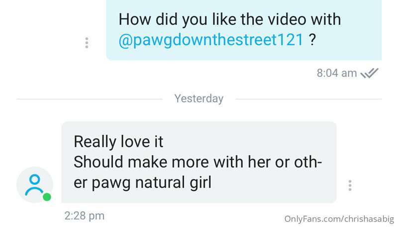 People are really loving the video with me and @pawgdownthes.. 8