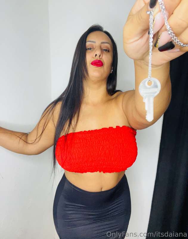 Imagine I have control of your cage, would you beg for me? 😈