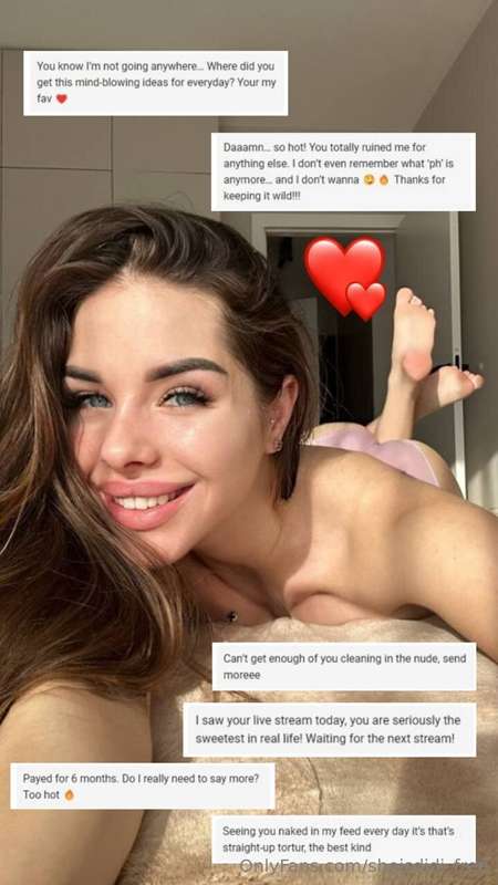 I am deeply touched by your messages about my secret account..