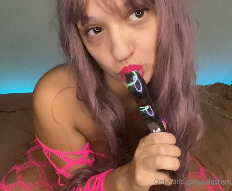 I love to dress up for you and drive you crazy😳 purple wig, ..