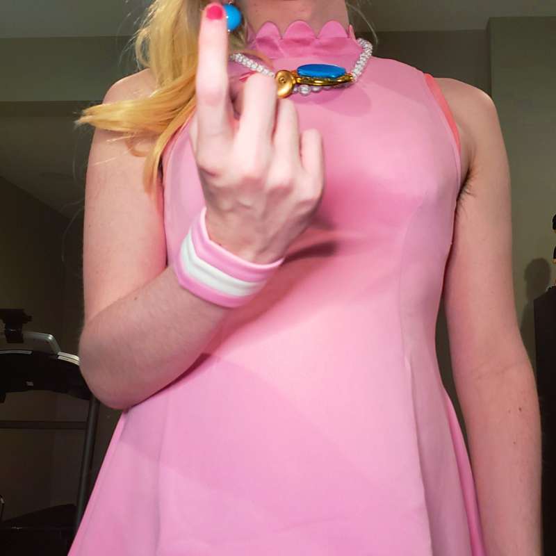 And here's slutty Tennis Peach! I always love out-of-charact.. 30