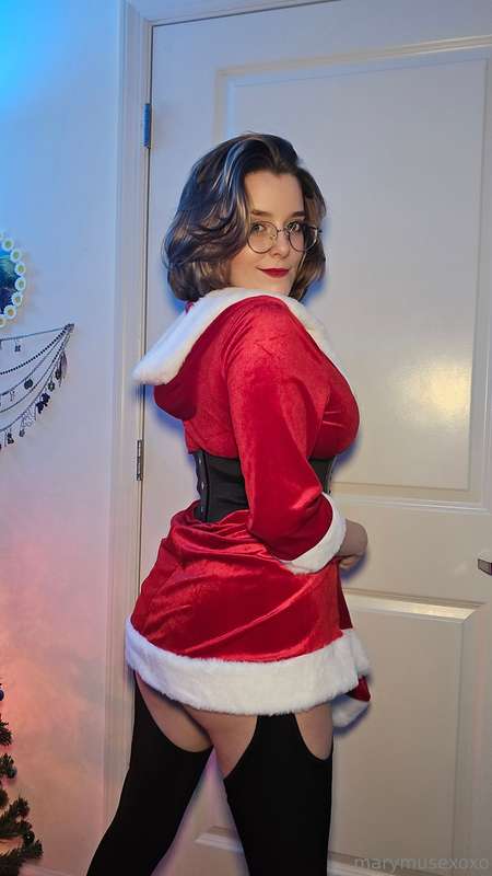 Mrs. Claus is here to check if you've been naughty this year.. 1