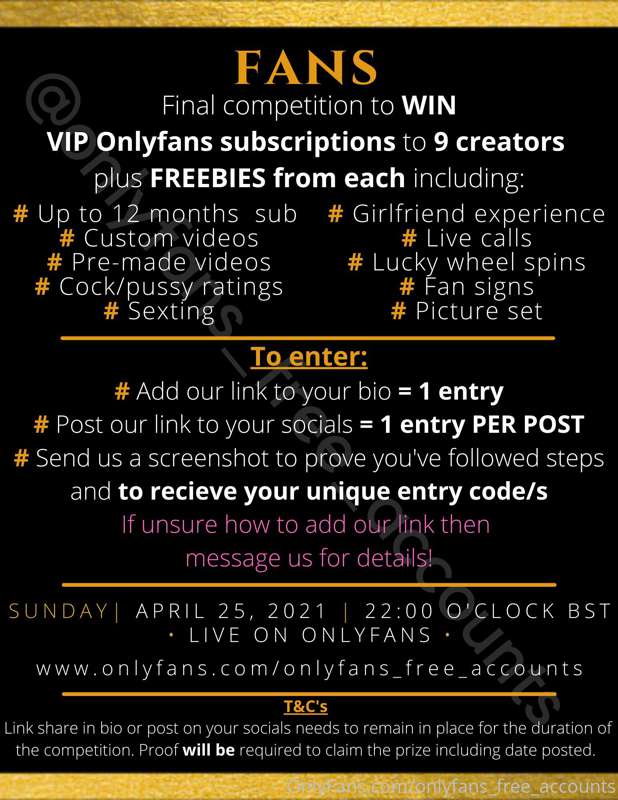 🚨 COMPETITION IS NOW CLOSED 🚨

💥 NEW DATE FOR DRAW - Sunday .. 1