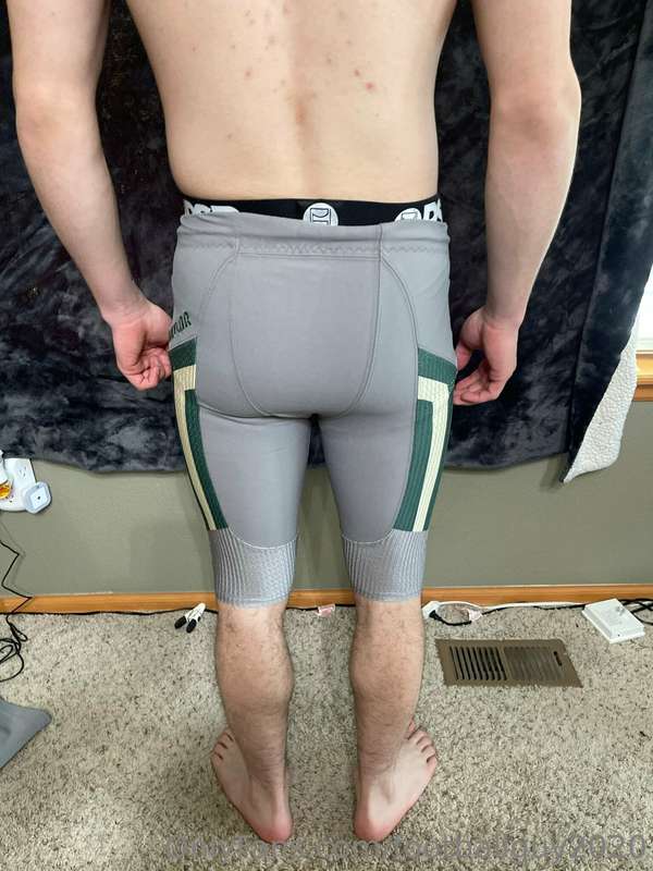 Me in football pants set 4 11
