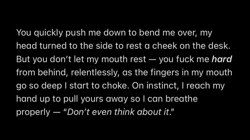 I wrote a little story for you! 🥹🫣🎞
Swipe 👉🏻 to read *ORAL E.. 3