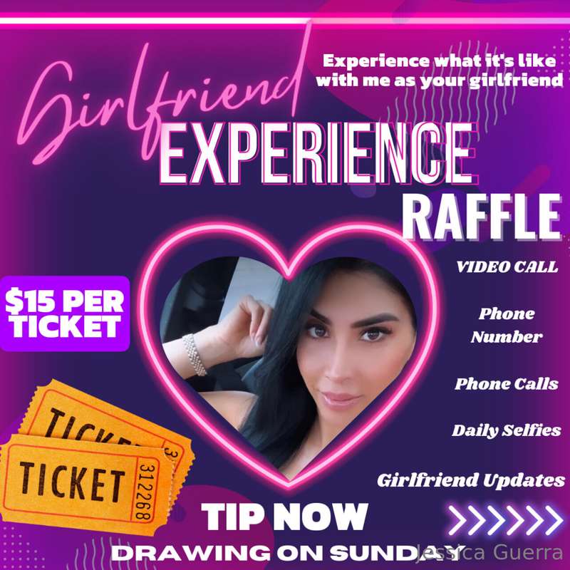 💖 ***GIRLFRIEND EXPERIENCE RAFFLE*** 🎟️ wanna know what it's..