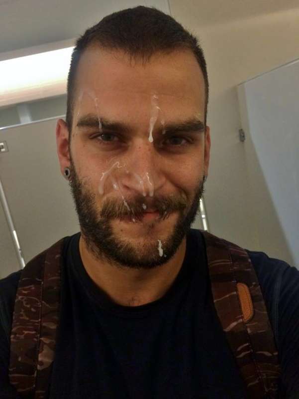 a throwback to when this guy shot his load on my face while ..