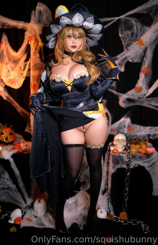 Halloween Witch Lisa with 1 line pearl panties~ Enjoy the fr.. 2