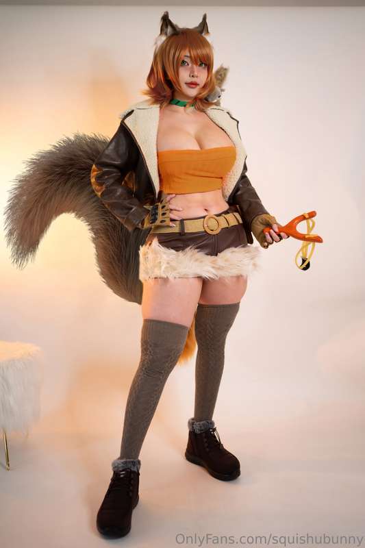 Squirrel girl got all her clothes off and her wet body glist.. 1