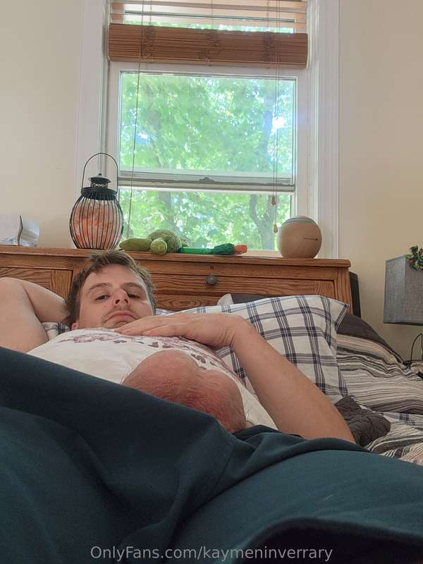 Just chilling with my cock out. Hope your day is chill as we.. 1