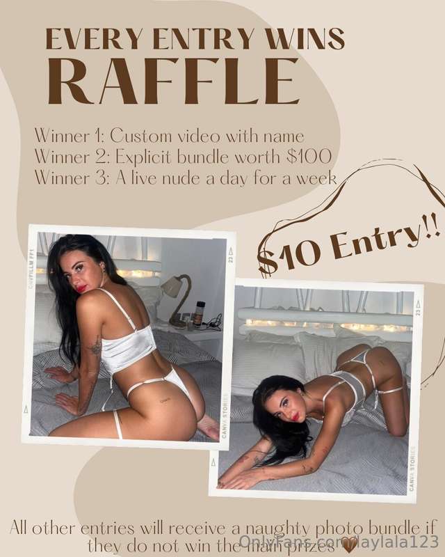 ***EVERY ENTRY WINS RAFFLE!!! My biggest prizes ever***  **W..
