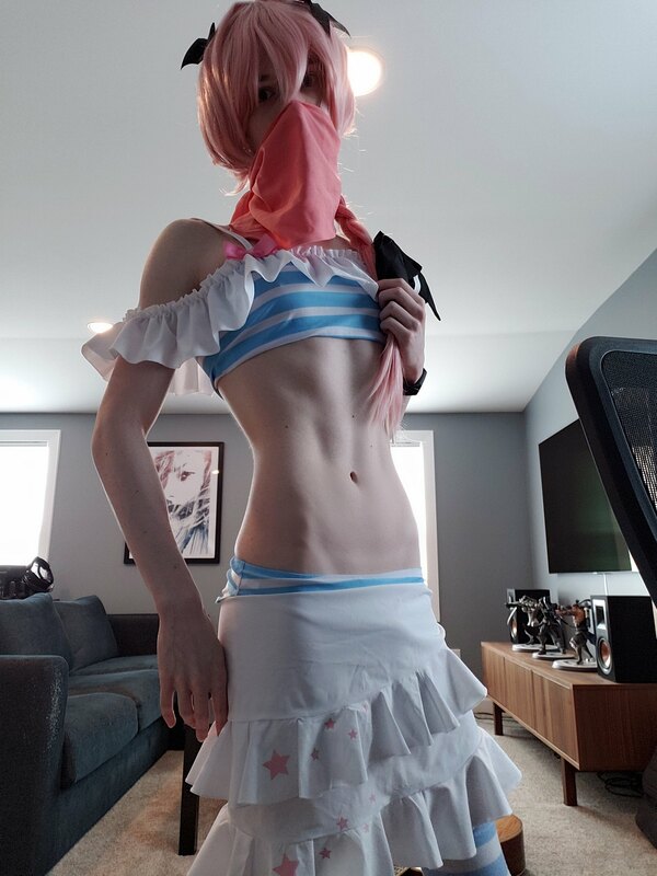 Kitty Astolfo posing for you, nyaa~ <3 Rub his tummy for ext.. 7