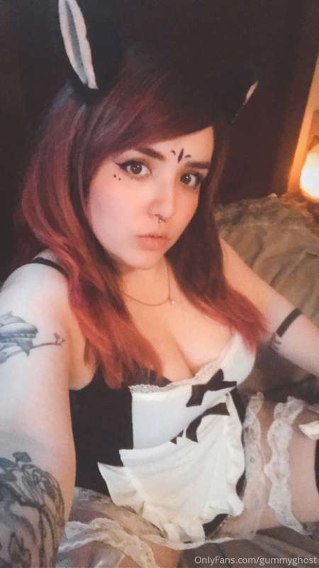 Your neko maid will lick you clean Master 👅 35