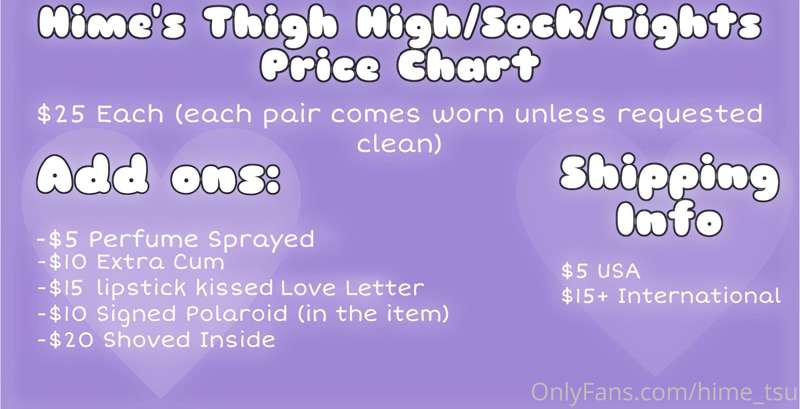 Updated all my price charts!! now offering vacuum sealed pan.. 1