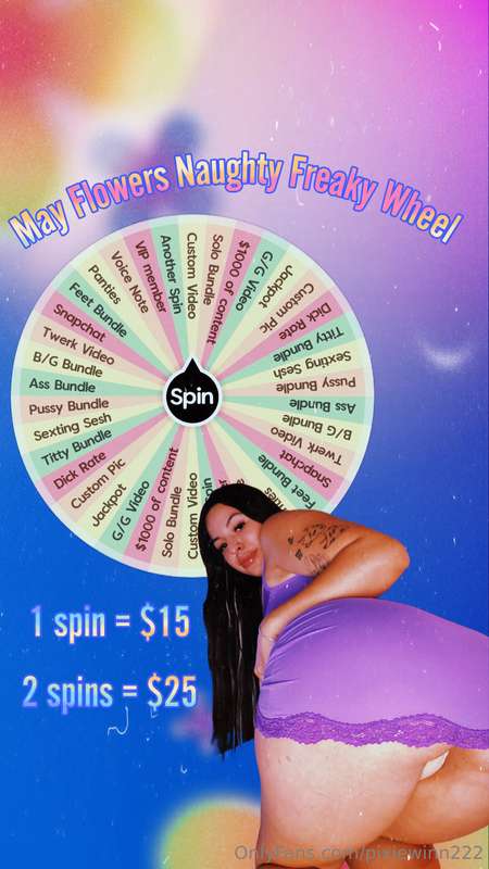 🩵𝐌𝐀𝐘 𝐒𝐏𝐈𝐍 𝐓𝐇𝐄 𝐖𝐇𝐄𝐄𝐋🩵Get ready to be amazed! Pixie's spin the..