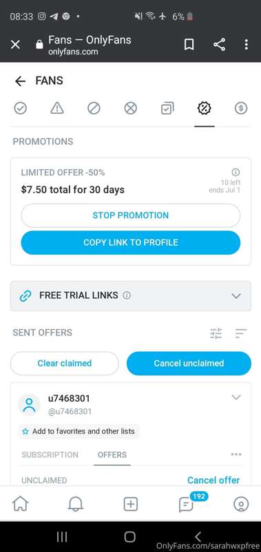 Head over to my private page quick to get 50% off 30 day sub..