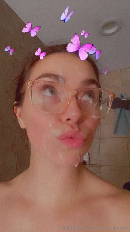 🤓Glasses = cum shield 💦🛡️ 1