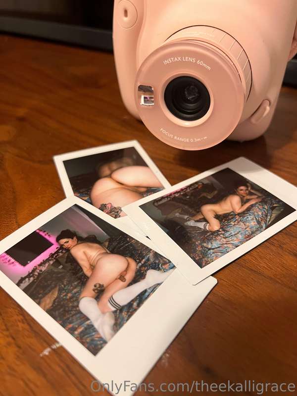 Got a new Polaroid camera. Gonna be selling custom SIGNED Po..