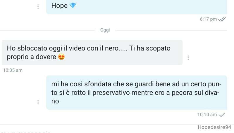Quanti hanno notato il dettaglio nel video cuckold in cui ho..