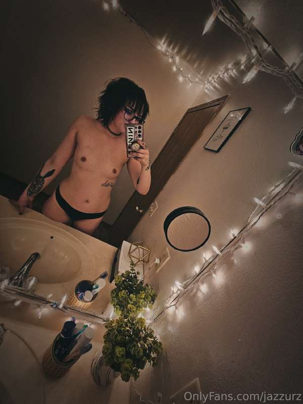 Time to take the clothes off after a hard day at work.  (.Y... 1