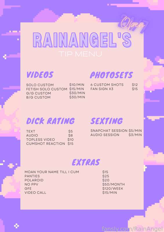 Rainangel - Fansly - 31 Aug, 2022