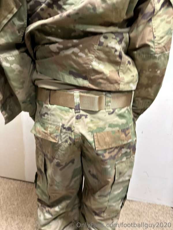 The private doing a little stripping down to his military br.. 6
