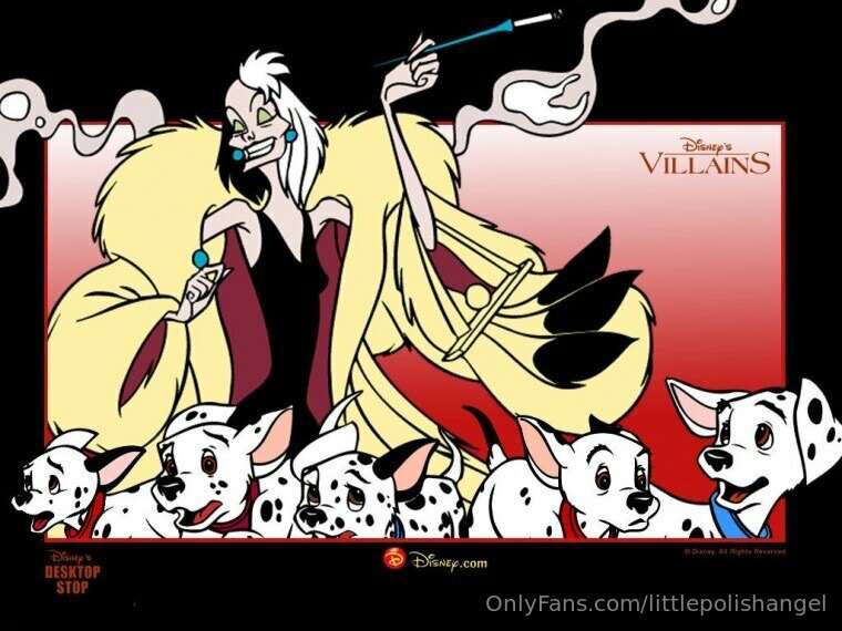 Gentlemen, Cruella de Vil...
I love being a villain sometime..