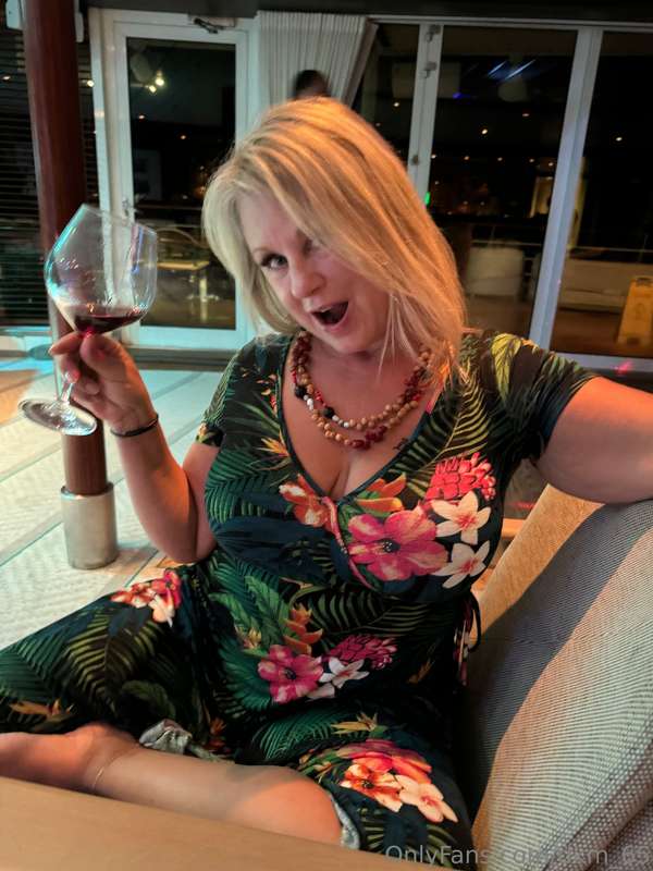 Last night I had 6 glasses of wine. Danced all night. I was ..