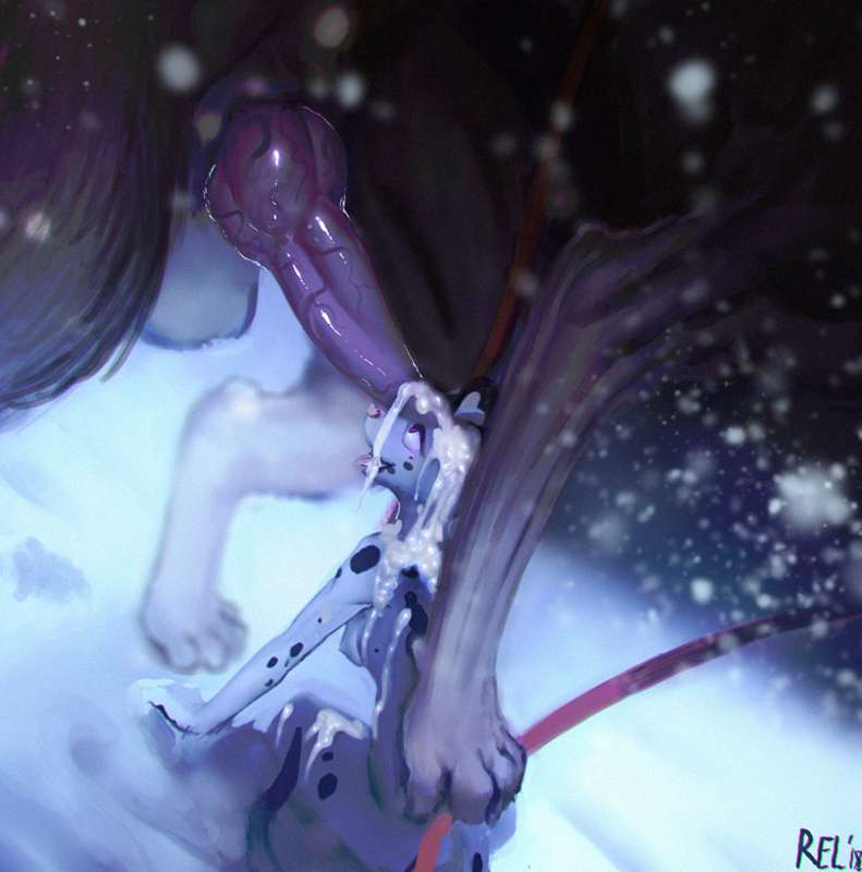 What a mess he made art by https://www.furaffinity.net/user/..