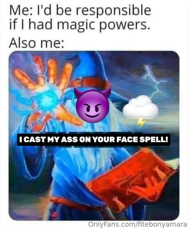 ✨FOR MY NEXT MAGIC TRICK✨… I’M GONNA MAKE YOUR FACE DISAPPEA..