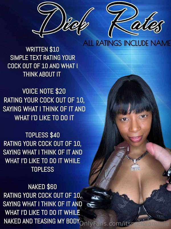 🍆 50% OFF APRIL OFFER!!!! 🍌ALL Dick Rates are discounted for..