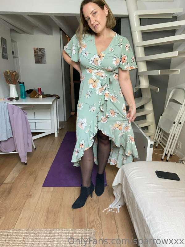 Waiting for you to take this dress off .