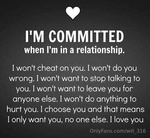 I’m so committed