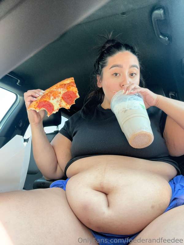 Sometimes I sit in my car and hide while I pig out so my bf .. 2