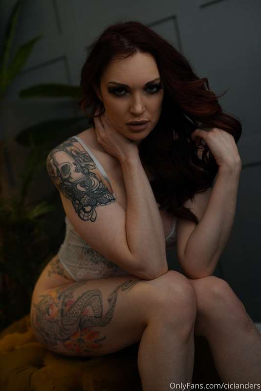 Love the bodysuit here makes my tits look huge! 7