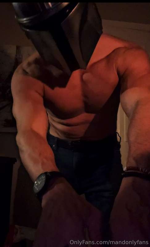 Daddy is in the mood . Watch him quick stroke his cock. 