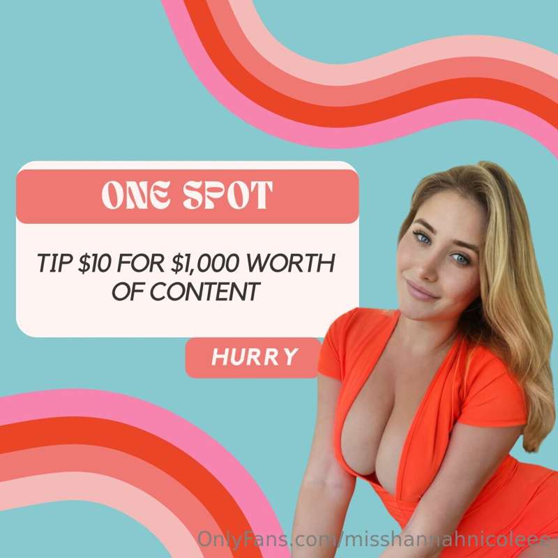 ## one spot 🧚🏼‍♂️
