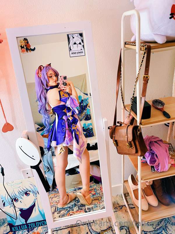 More of my Keqing cosplay from Genshin Impact! 5