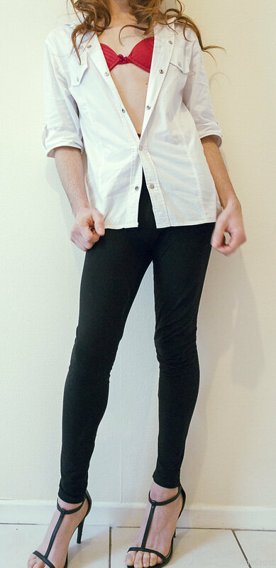 Black/White/Red Photo Shoot part 1.
When I was super thin an.. 8