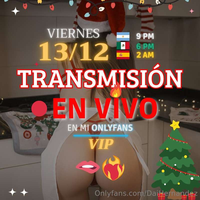 TRANSMISIÓN EN VIVO🎄ESPECIAL NAVIDAD 👉🏻 ESTE VIERNES en mi V..