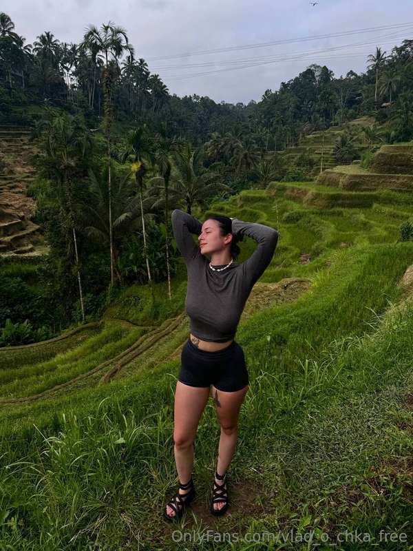 In this silence and greenery, I feel like I'm in the right p..