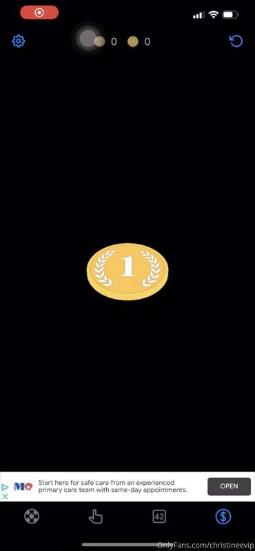 🪙  𝐇𝐄𝐀𝐃𝐒 𝐎𝐑 𝐓𝐀𝐈𝐋𝐒?  🪙 
💰TIP $10 to give my coin a TOSS💰

HEA..