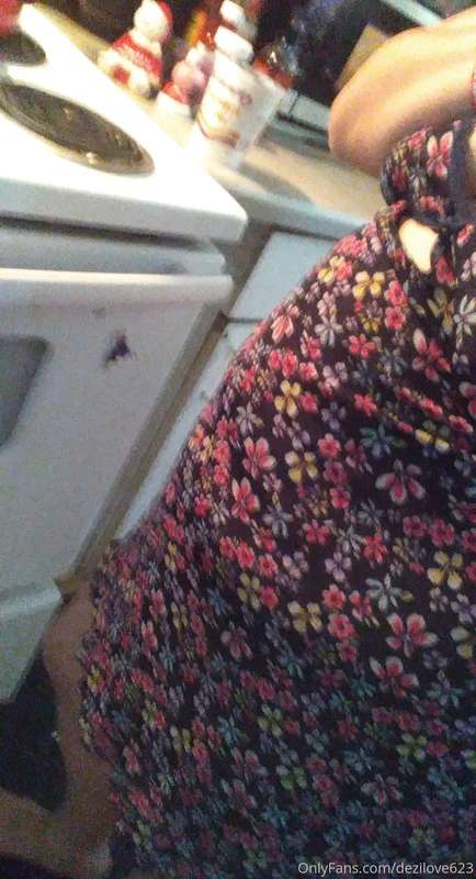 Cooking in lingerie