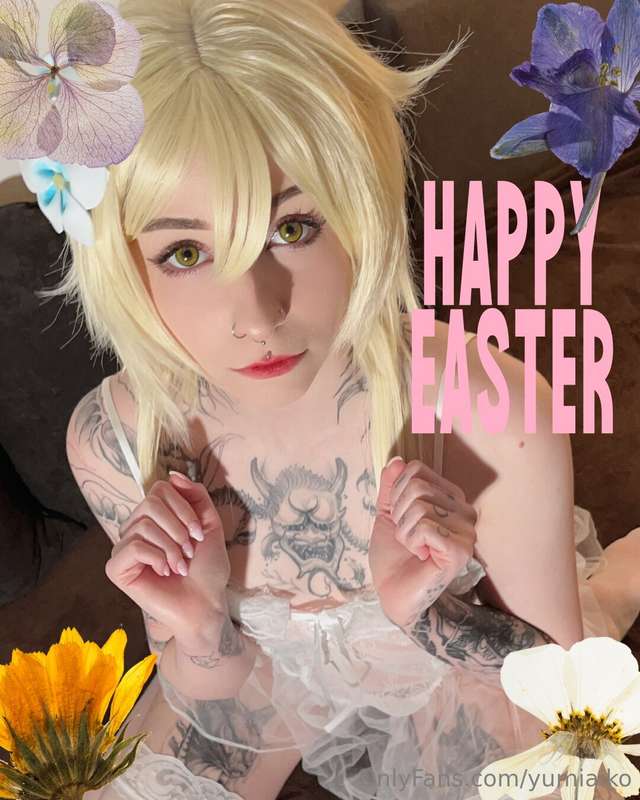 Happy Easter! 🐇 This bunny loves to be chased … catch me if ..