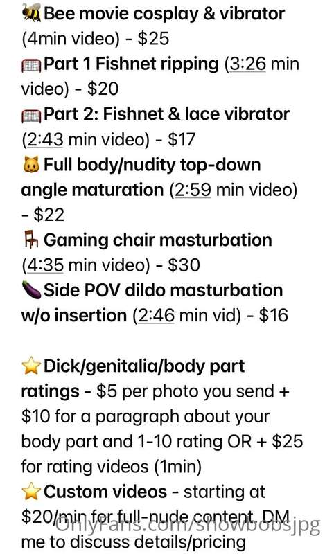 OK SO: here’s a quick list of the past handful of videos I’v..