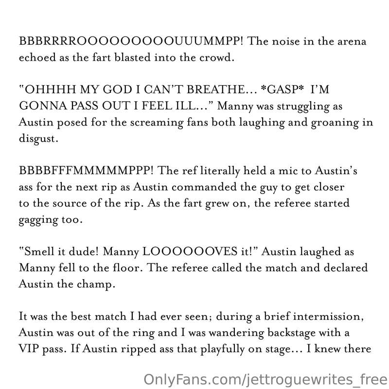 A fan ordered a commission. 6000+ Words. Read about a gassy,.. 3
