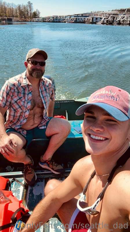 Spent a beautiful day on the lake with  @tatehoskins.   You’.. 2