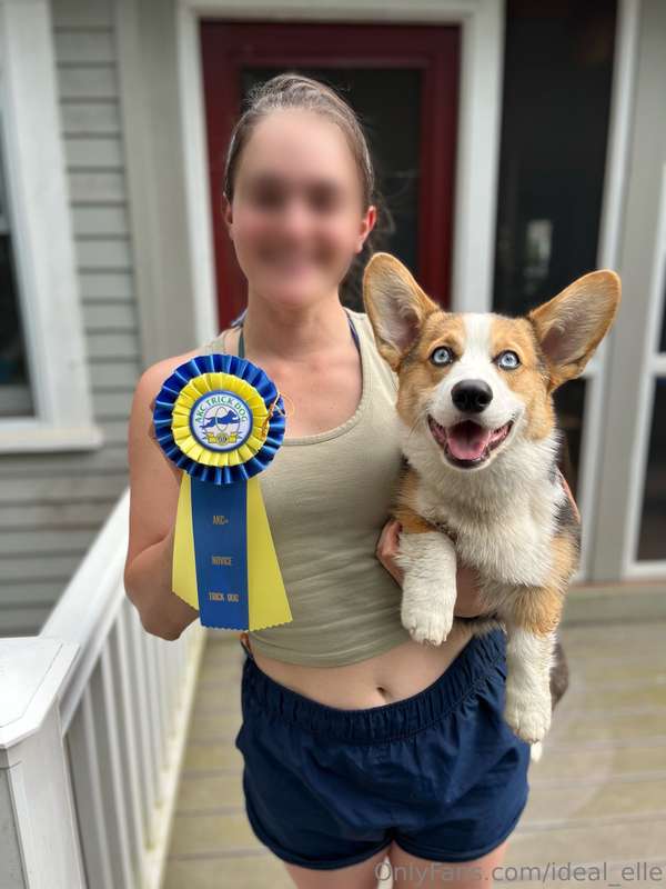 This little man is now a professional trick dog with multipl..