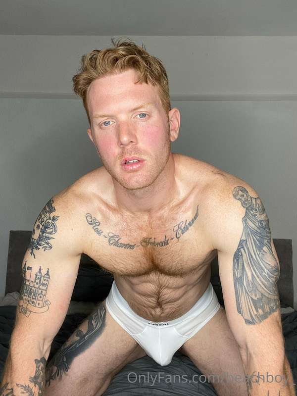 How do I look in my new redhot briefs?  In a couple of shots.. 4
