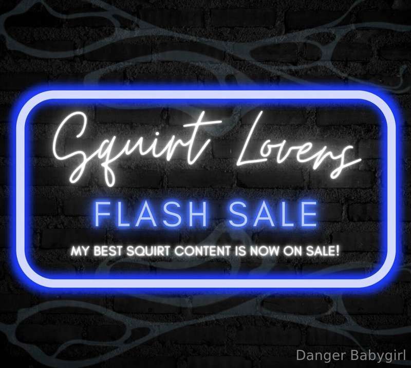 ONLY FOR MY SQUIRT LOVERS!!! 💦 - 𝘓𝘪𝘮𝘪𝘵𝘦𝘥 𝘴𝘱𝘰𝘵𝘴 !!! ✅
⚠️⚠️ 𝗢𝗡..